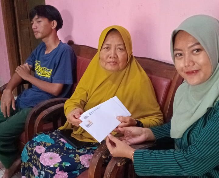 Semangat Kepedulian, SMK Muhammadiyah 1 Moyudan Ringankan Beban Siswa Korban Kebakaran