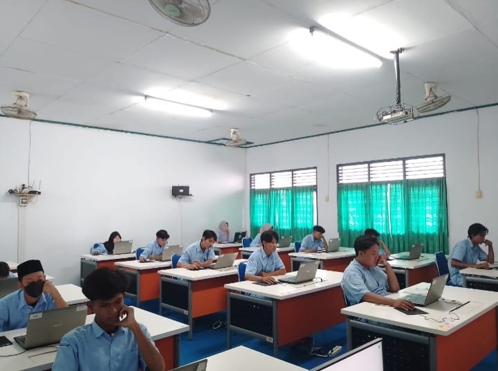 SMK Muhammadiyah 1 Moyudan Sukses Selenggarakan Tes Kemampuan Akademik Berbasis Digital, Diikuti 224 Siswa