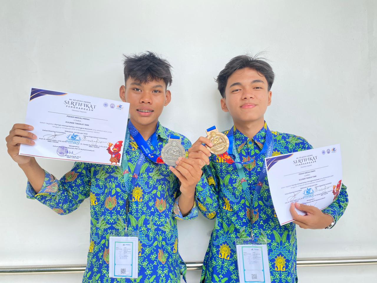 Sabet Emas dan Perak, Murid Kuliner Tampil di Panggung Olympicad Nasional VIII di Makassar